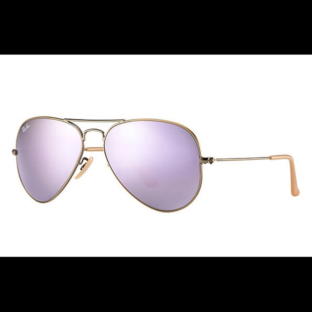 Purple ray ban aviators